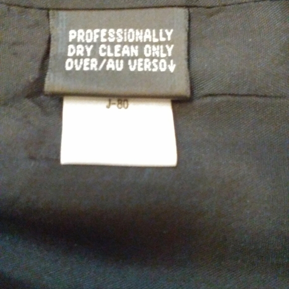 Dana Buchman Woman Annie Black Stripe 98% Wool Career Business Pants Size 14 - Picture 11 of 13